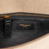 Saint Laurent Chevron Raffia Matelassé Envelope Crossbody Bag