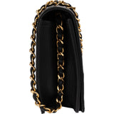 Chanel Quilted Lambskin 24K Gold Single Flap Crossbody Bag