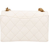 Chanel Quilted Lambskin Single Flap Chain Charms Single Flap Crossbody Handbag