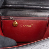 Chanel Quilted Lambskin 24K Gold Single Flap Shoulder Bag