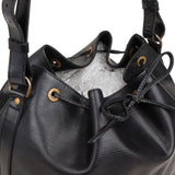 Louis Vuitton Noir Epi Leather Sac Noe Petit Shoulder Bag