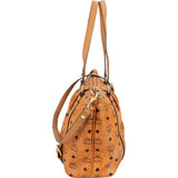 MCM Monogram Visetos Satchel Shoulder Bag