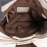 Coach Monogram Signature Jacquard Hallie Shoulder Bag