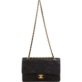 Chanel Quilted Lambskin 24K Gold Medium Double Flap Shoulder Bag