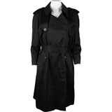 Burberrys Classic Black Lining Trench Coat (DE38 / M)