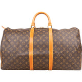 Louis Vuitton Monogram Canvas Keepall 55 Travel Bag