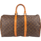 Louis Vuitton Monogram Canvas Keepall 45 Travel Bag