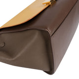 Celine Bicolor Leather Trapeze Handbag