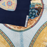 Hermès Les Cavaleries d'Or Silk Carre 90 Scarf Tuch