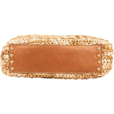 Miu Miu Woven Raffia Bauletto Coffer Handbag