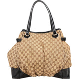 Gucci Monogram GG Canvas Marron Tote Shoulder Bag