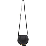 Chloé Back Leather Marcie Mini Saddle Crossbody Bag