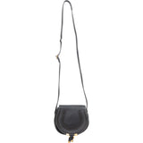 Chloé Grained Leather Mini Marcie Saddle Crossbody Bag