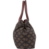 Céline Macadam Canvas Buckle Tote Handbag