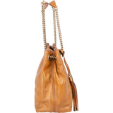 Gucci Patent Leather Soho Chain Tote Crossbody Bag
