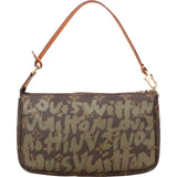 Louis Vuitton Limited Monogram Graffiti Pochette Accessoire Handbag