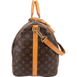 Louis Vuitton Monogram Canvas Keepall 55 Bandoulière Travel Bag