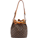 Louis Vuitton Monogram Canvas Sac Noé Petit Shoulder Bag