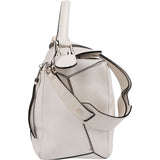 Loewe White Leather Puzzle Large Shoulder Bag
