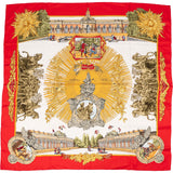 Hermès Sanssoucy Silk Carre 90 Scarf Tuch