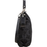 Coach Monogram Signature Sateen Poppy Convertible Handbag