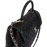 Chanel Jumbo Caviar Leather Coco Handle Handbag