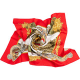 Hermès Sanssoucy Silk Carre 90 Scarf Tuch