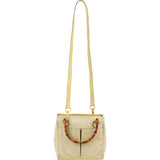 Gucci Suede Bamboo Handle Small Handbag