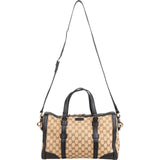 Gucci Monogram GG Canvas Boston Handbag