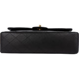 Chanel Quilted Lambskin 24K Gold Medium Double Flap Shoulder Bag