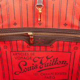 Louis Vuitton Monogram Damier Ebene Neverfull MM Shoulder Bag