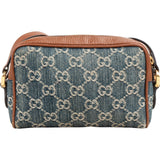 Gucci Monogram GG Denim Ophidia Camera Crossbody Bag