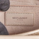 Saint Laurent Croc-Embossed Leather Sunset Crossbody Bag