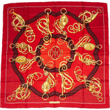 Hermès Shan Merry Lift Profilé Silk 90 Scarf Tuch