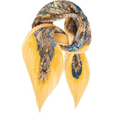 Hermès Les Pivoines Plissé Tuch Scarf