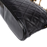 Chane Quilted Lambskin Mademoiselle Crossbody Bag