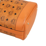 MCM Monogram Visetos Aren Drawstring Bucket Crossbody Bag