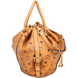 MCM Monogram Visetos Essential Hobo Drawstring Handbag