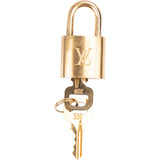 Louis Vuitton Classic Brushed Gold Lock Schloss Padlock
