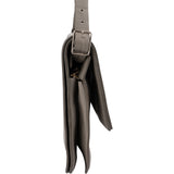 Céline Grey Calfskin Blade Shoulder Bag