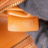 Celine Canvas & Calfskin Teen Triomphe Crossbody Bag