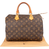 Louis Vuitton Monogram Canvas Speedy 30 Handbag