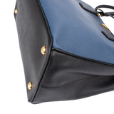 Prada Bicolor Saffiano Leather Galleria Handbag