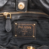 Prada Nappa Leather Gauffre Tote Hobo Shoulder Bag