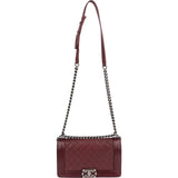 Chanel Quilted Calfskin Medium Boy Single Flap Crossbody Bag