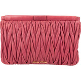Miu Miu Matelassé Nappa Leather Clutch Bag