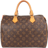 Louis Vuitton Limited Perforated Monogram Speedy 30 Handbag