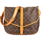 Louis Vuitton Monogram Canvas Saumur 35 Crossbody Bag