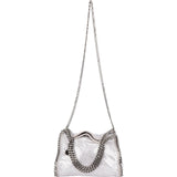Stella McCartney Shaggy Falabella Fold Over Tote Crossbody Bag