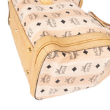 MCM Monogram Striped Visetos Canvas Stripe Hobo Shoulder Bag